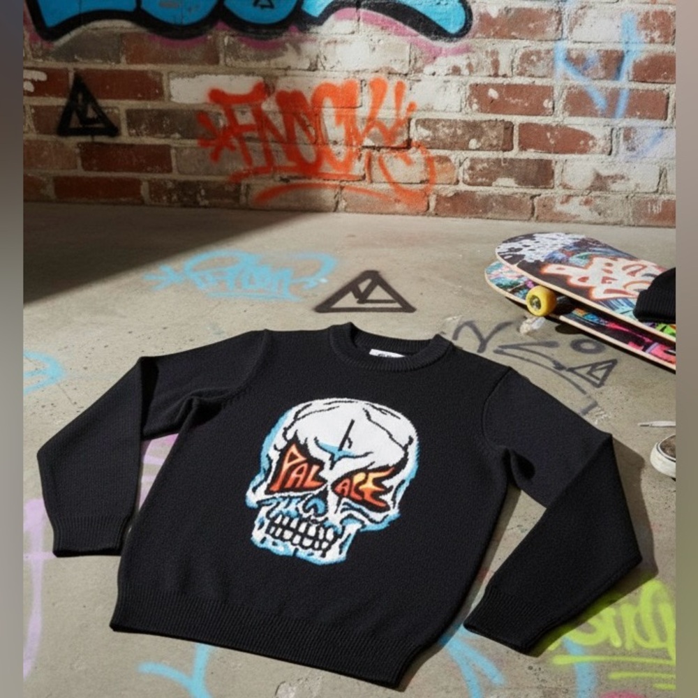 Palace Skull Knit Sweater